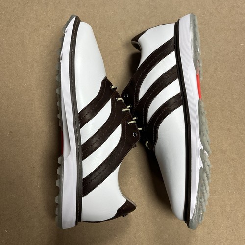 New Adidas MC Z-Traxion White/Brown Golf Shoes Men's Size 11.5 - IG0910 - Picture 3 of 10