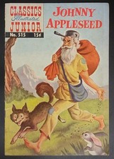 Classics Illustrated Junior (1953) #515 Johnny Appleseed 1st Print Walsh Art VG+