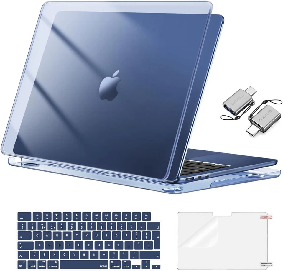 Ultimate Protection Bundle: MacBook Air 13" Hard Shell Case with Keyboard Cover - Image 3 of 4
