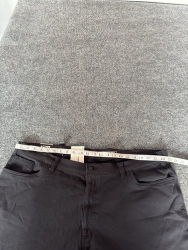 Haggar Active Flex Men's Black Big & Tall Classic-Fit Dress Pants Size 46W X 32L - Picture 7 of 14