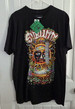 NWT Sublime Sunburst Graphic T-Shirt Large Black Rock Band 4:20 Spencers