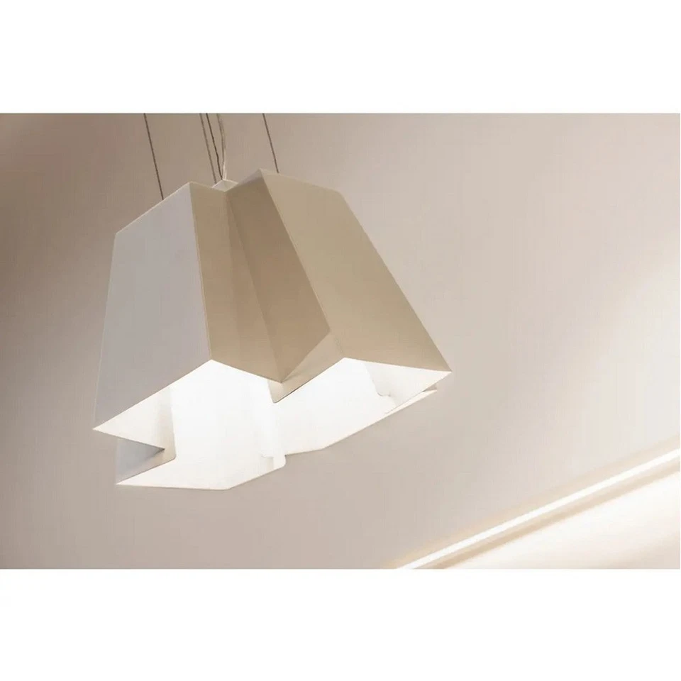 SLV LED Pendelleuchte SOBERBIA 31 Weiß eckig 26W 2000lm warmweiß 2700K Dimmbar - Bild 4 von 4