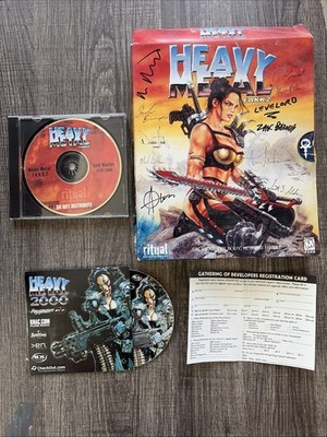 Heavy Metal Fakk2 PC Game - Signed by Ritual Entertainment Core Development Team