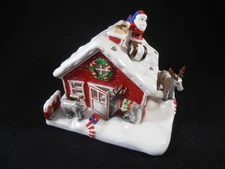 Villeroy & Boch Christmas Village Votive Candle Holder Santa House Tea Light