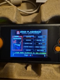 Atari Flashback Portable Console - Complete w Instructions Cable Tested Working 