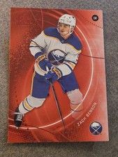 2025-26 UD SP Game Used Zach Benson Red - Buffalo Sabres 