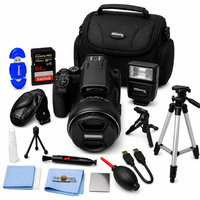 Nikon COOLPIX P1100 Digital Camera - 12PC Accessory Bundle
