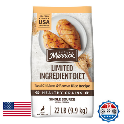 Merrick Limited Ingredient Diet Premium And Natural Kibble Healthy Grains