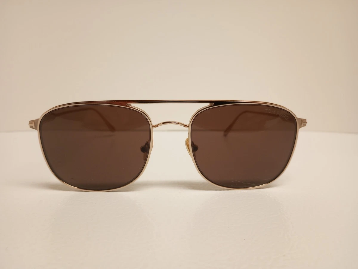 Tom Ford Gold Brown Sunglasses for Men for sale | eBay