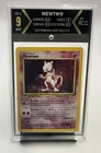 1999 Pokémon Game Mewtwo Holo Card #10/102 - RCG 9 Mint - Very Nice! Rare!