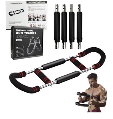 Twister Arm Trainer,30-120Lbs Adjustable Arm Chest Exerciser with 4 Resistance S