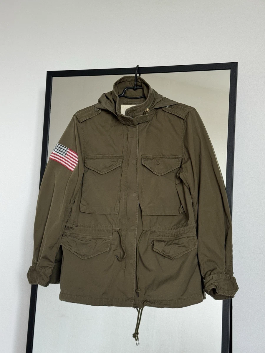 Denim & Supply Ralph Lauren Military Jacket Solid Coats, Jackets