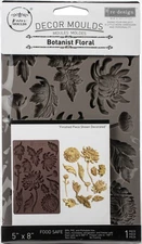 Prima Marketing Re-Design Mould 5"X8"X8mm-Botanist Floral