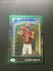 2024 Panini Optic - Rated Rookie Jayden Daniels #248 Green Velocity Prizm (RC)