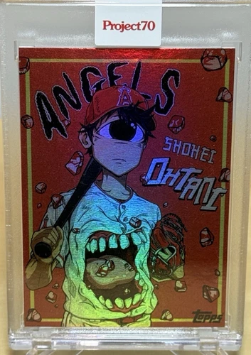 SHOHEI OHTANI x DISTORTEDD * RAINBOW FOIL /70 * 2021 TOPPS PROJECT 70 * #832 SP