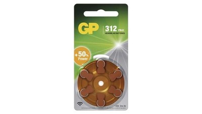 5000252102519 Bateria do aparatu słuchowych ZA312 6BL /6szt./ GP Battery