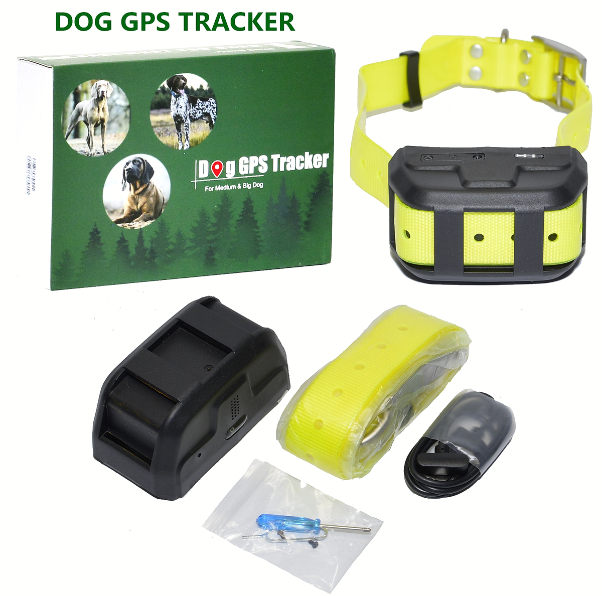 LK 122 Pro Hunter Dog GPS Tracker Waterproof SIM Card SMS