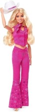 Barbie The Movie Doll Margot Robbie Wearing Pink Western Outfit Cowboy Hat Gift