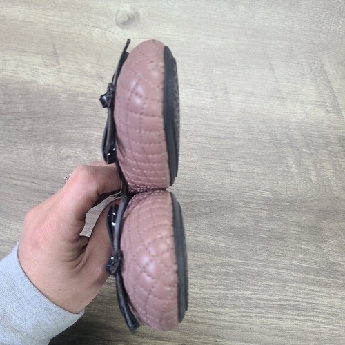 Michael Kors "Melody" dusty rose quilted ballet flats Size 5.5M - Picture 7 of 9