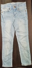 Girls Sonoma Light Blue Skinny Jeans Size 6 Slim Good Condition