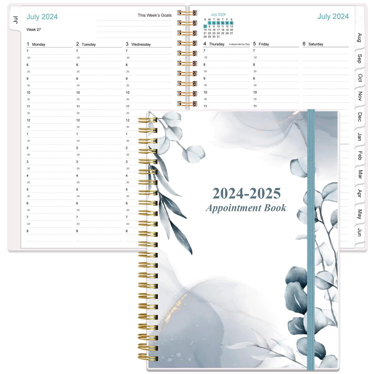 2024-2025 Appointment Book & Planner - Daily Hourly Planner from July 2024 - ...