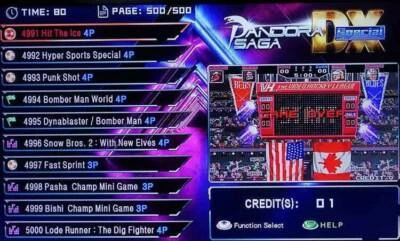 2023 Pandora Box DX Special Version 5000 in 1 arcade jamma board pcb vga HD CRT