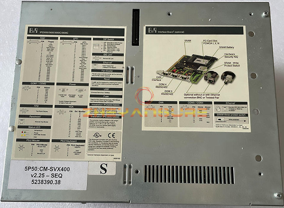 1PC USED B&R INDUSTRIAL COMPUTER 5C5001.11