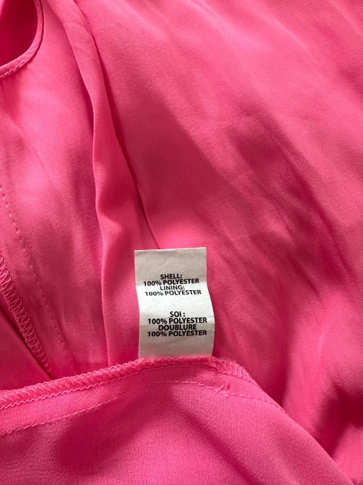 Ramy Brook Tilly Blouson Mini Dress Pink Smocked Waist Size Medium - Image 4 of 4