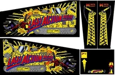 LAST ACTION HERO Data East Pinball Machine CABINET Decal Set