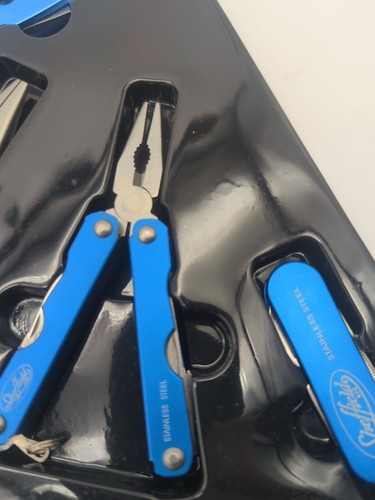 Sheffield Mfg 5 Piece Knife & Tool Kit -Blue stainless steel - Picture 4 of 7