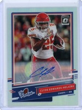 2020 Donruss Optic The Rookies Autograph #RE-CEH Clyde Edwards-Helaire #04/35