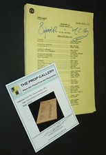 old vintage autographed Doctor Who original camera script Dr. Who Time Rani COA