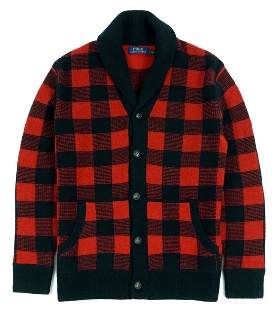 Plaid shawl best sale cardigan