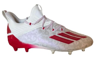 adidas Adizero Reign Young King Football Cleats FU6708 Mens Size 9 Floral Red