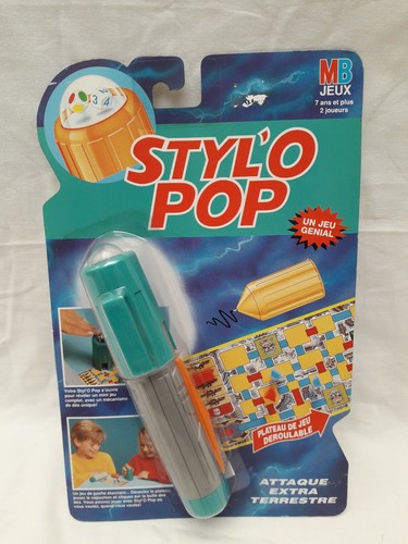 Stylo Jeu Styl'O Pop Attaque Extra Terrestre MB - Jeu Neuf Sous Blister - Réf A-10