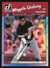 2023 Donruss Magglio Ordonez #263 BASEBALL Chicago White Sox Holo Carolina Blue