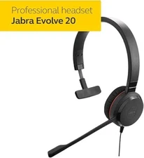 Jabra Evolve 20 SE UC Mono Headset – Certified Skype for Business