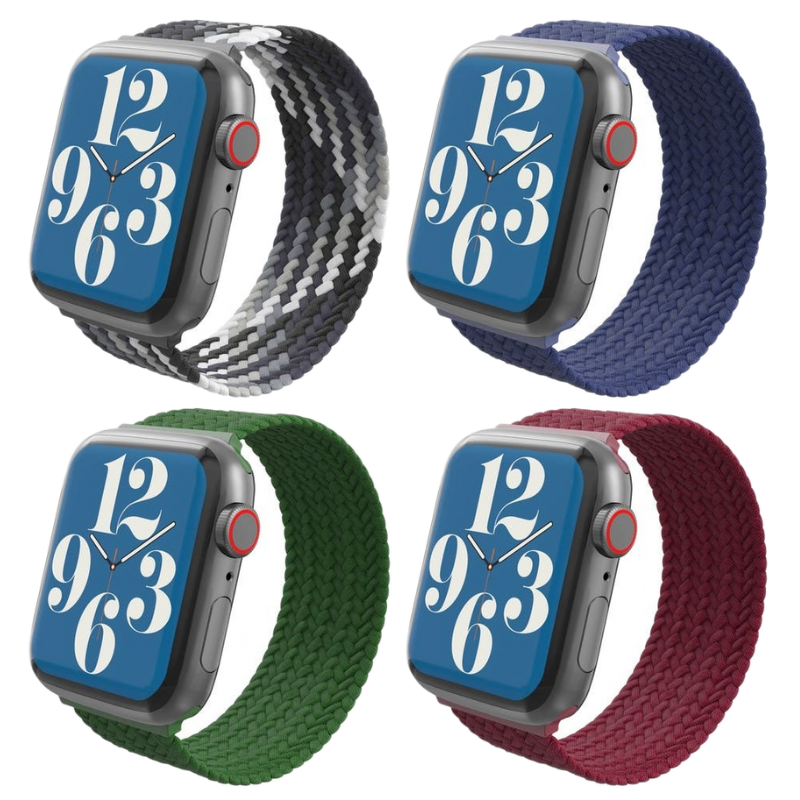 GEAR4 BRAIDED WATCH STRAP SOLO BAND FOR APPLE WATCH 45 44 42 41