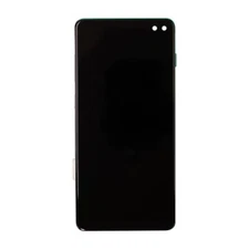 LCD Frame Assembly for Samsung Galaxy S10+ Prism Blue Replacement Part Screen