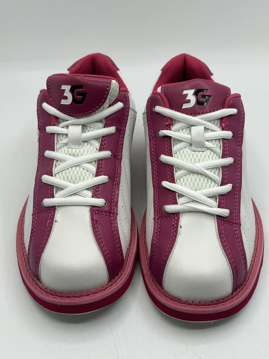 3G Kicks Bowling Shoes SK 300 ~ PINK & White ~ Women's Size 3G Kicks Bowling Shoes SK 300 ~ PINK & White ~ Women's Size