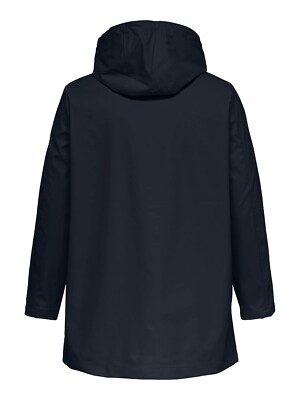 Only Carmakoma Damen Regenjacke Mantel Blau 15245956
