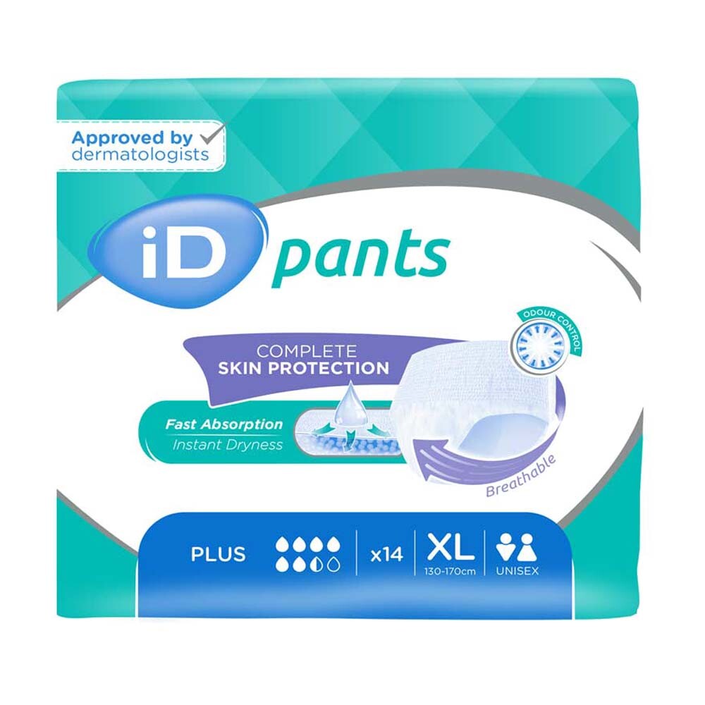iD Pants Plus Gr. XL Inkontinenzhosen 56 Stück