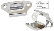 1967-70 Ford Mustang Fold Down Seat Latch Catch - Pair New Dii