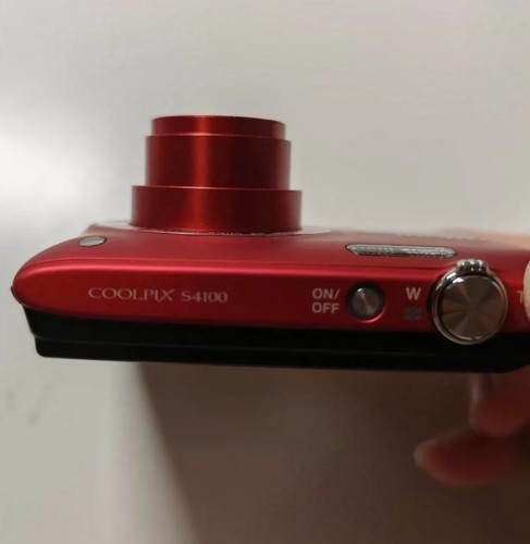 Nikon COOLPIX S4100 Touch Screen Digital Camera 14MP 5X Optical Zoom Lens Red - Picture 5 of 10