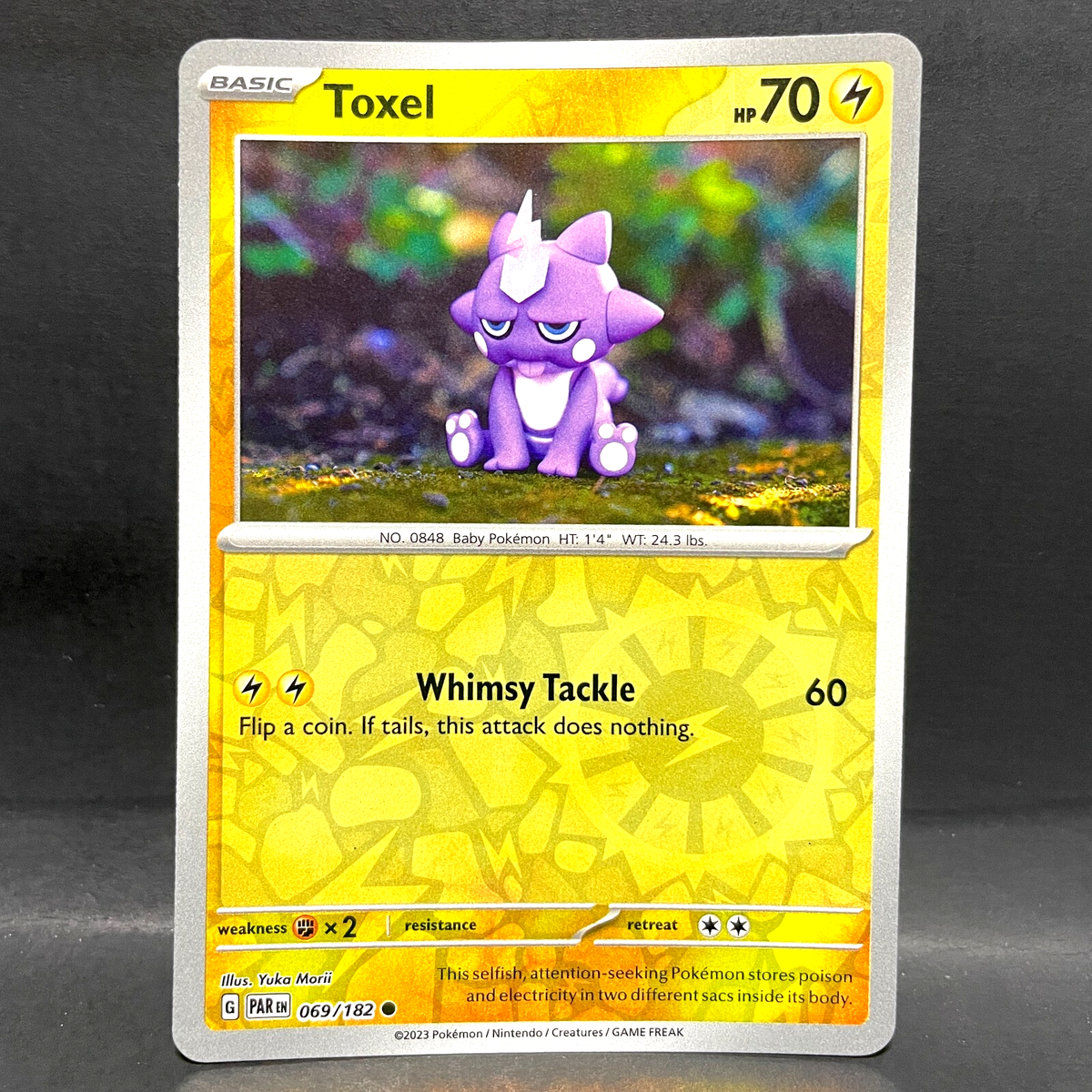 2023 POKEMON PARADOX RIFT TOXEL 069/182 REVERSE HOLO (COMMON) | eBay