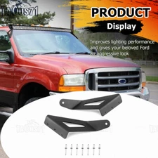 Roof 54" Curved LED Light Bar Mounting Brackets for 99-16 Ford Super Duty 