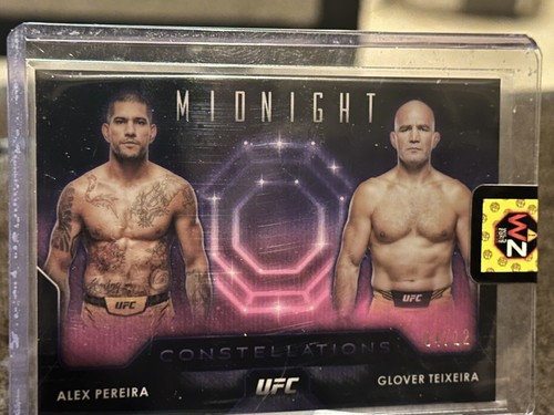 Alex Pereira / Glover Teixeira #CO-21 2024 Topps Midnight UFC Constellations card