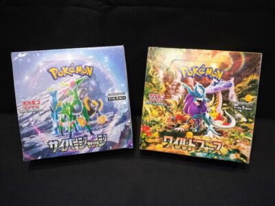 Pokemon Card Booster Box Wild Force / Cyber Judge sv5K sv5M Pokemon Card Booster Box Wild Force / Cyber Judge sv5K sv5M