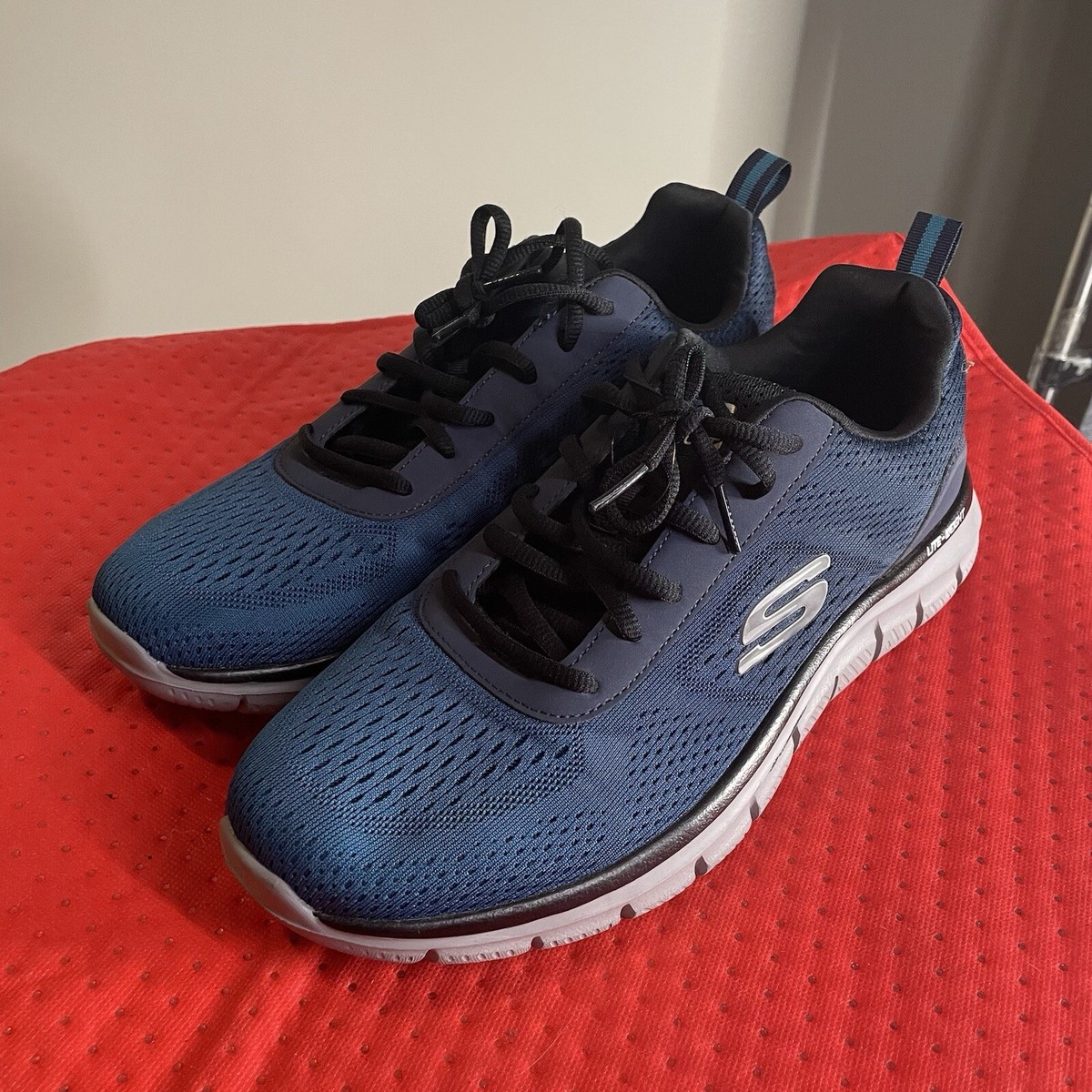 Skechers Mens Track Ripkent Comfortable Lace Up Shoes - Mesh  display picture 1