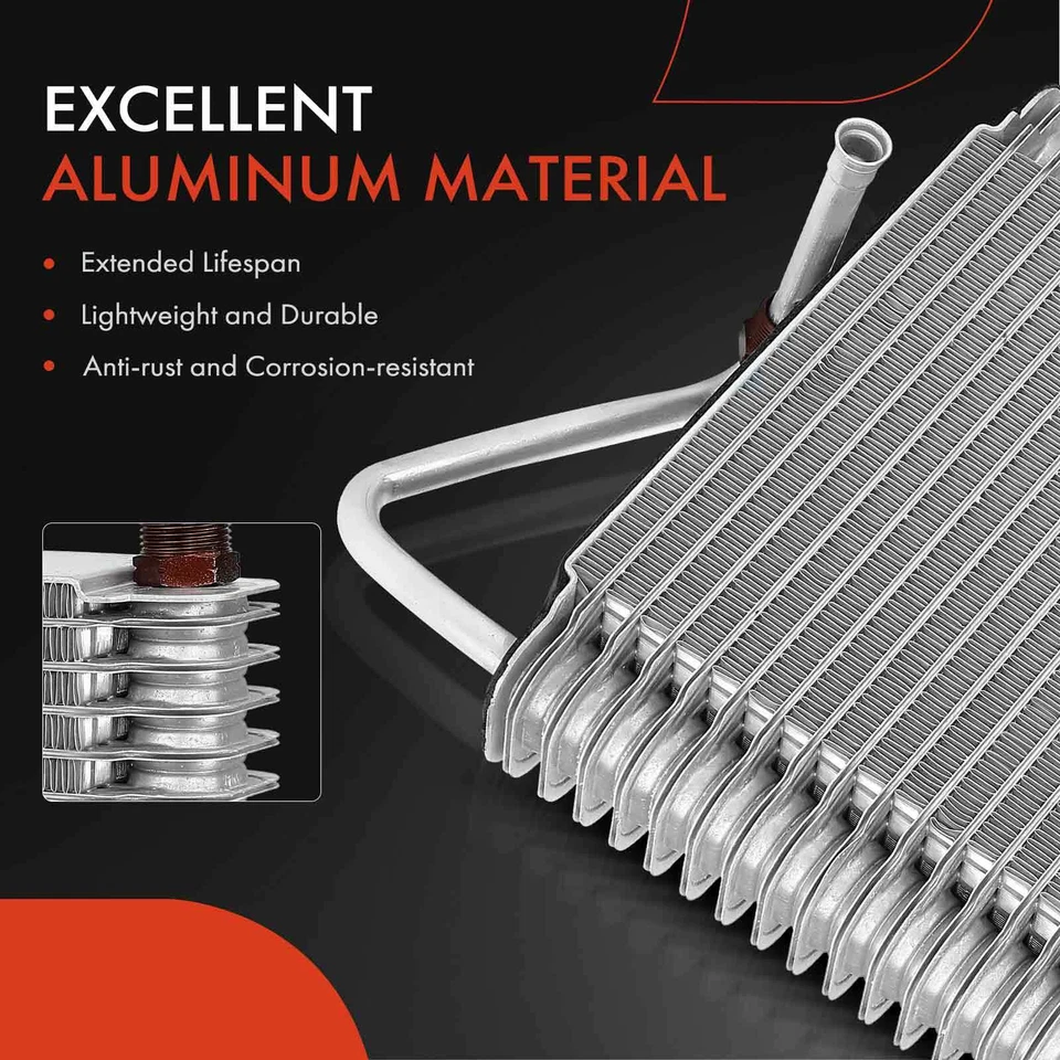 Núcleo evaporador de aire acondicionado delantero A-Premium para Chevy Express 1500/2500/3500 GMC G3500 Foto 3 de 4